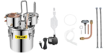 Alcohol Brewing Distiller 12L /30L/50L DIY Moonshine Apparatus