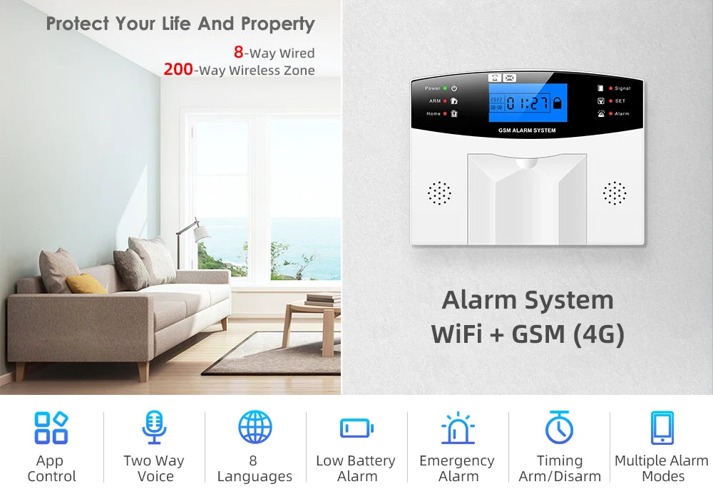 Remote Control Wireless Home Security