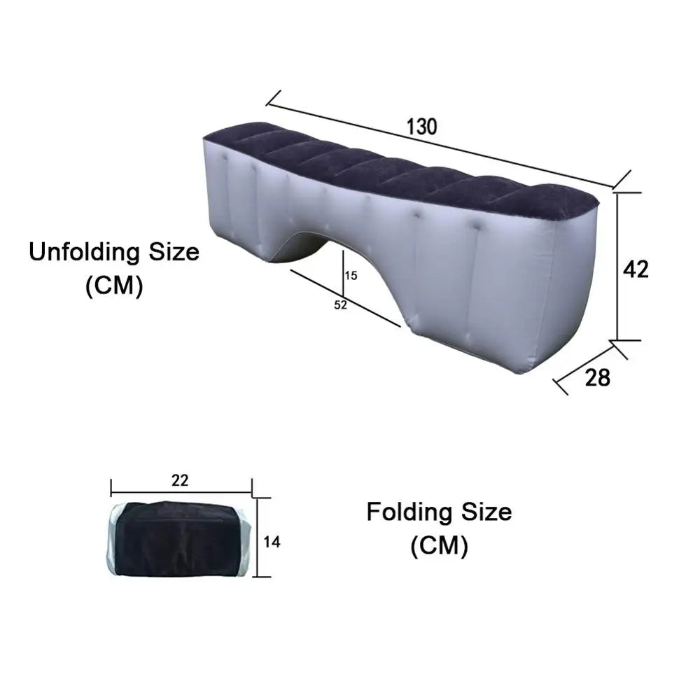 Inflatable Car Travel Bed Mattress for Back Seat 