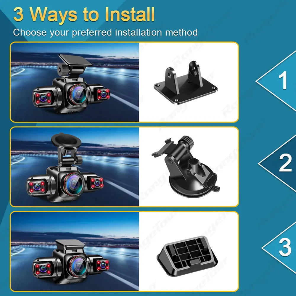 4 Channel 1080P Car DVR