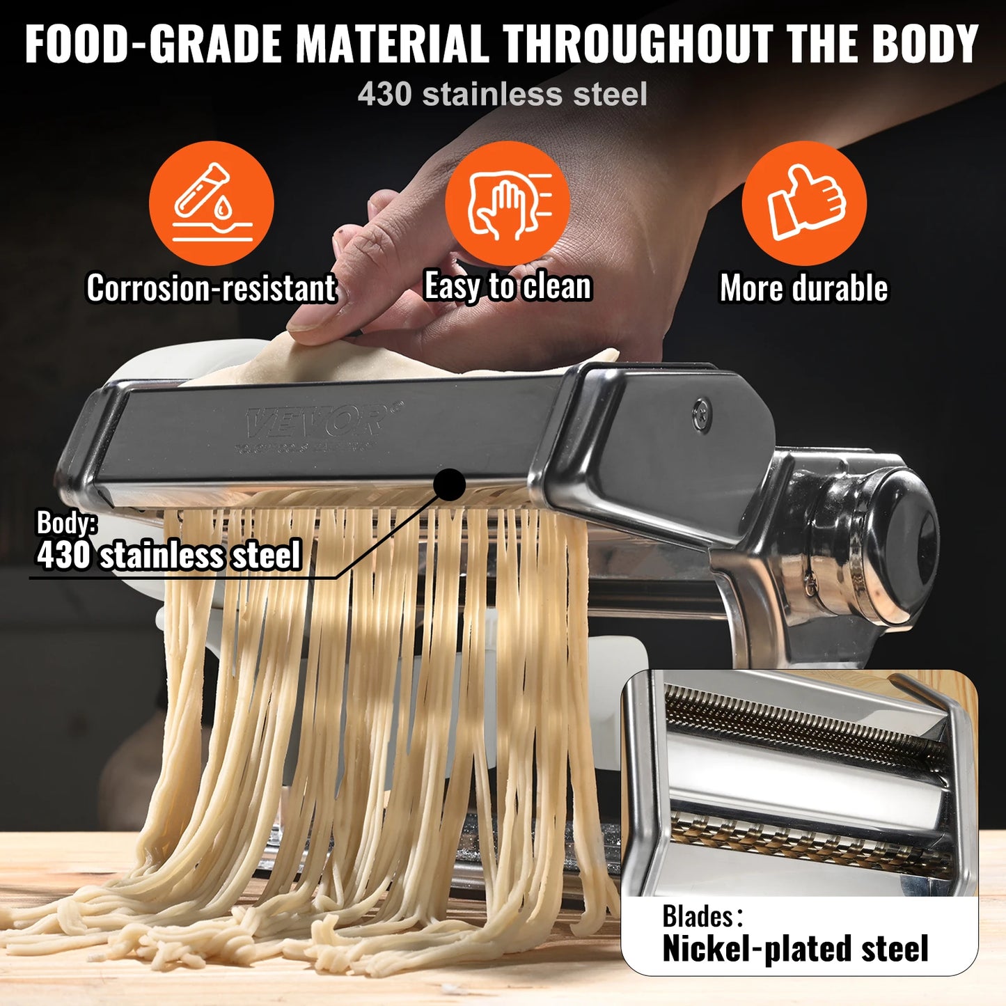 Electric Fresh Pasta Maker Machine Home Appliance