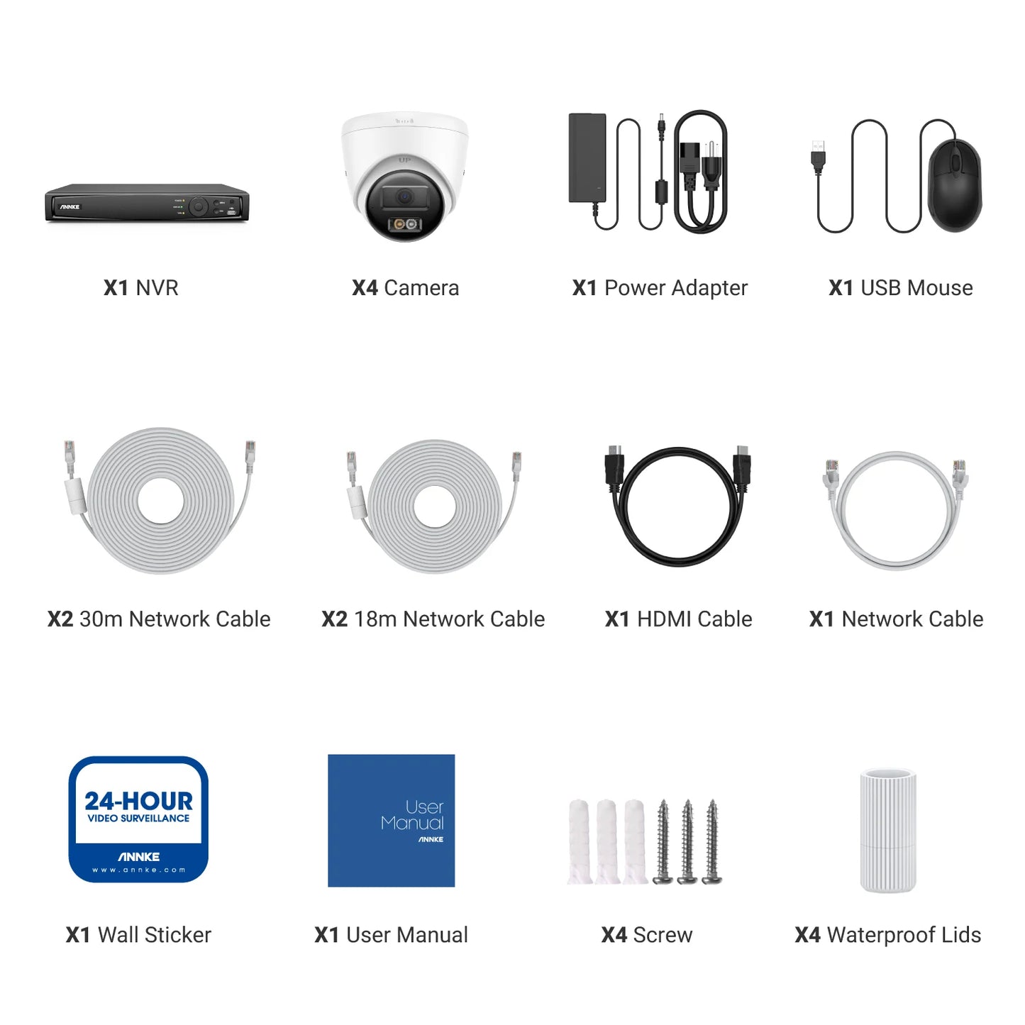 5MP Home Surveillance Cameras System