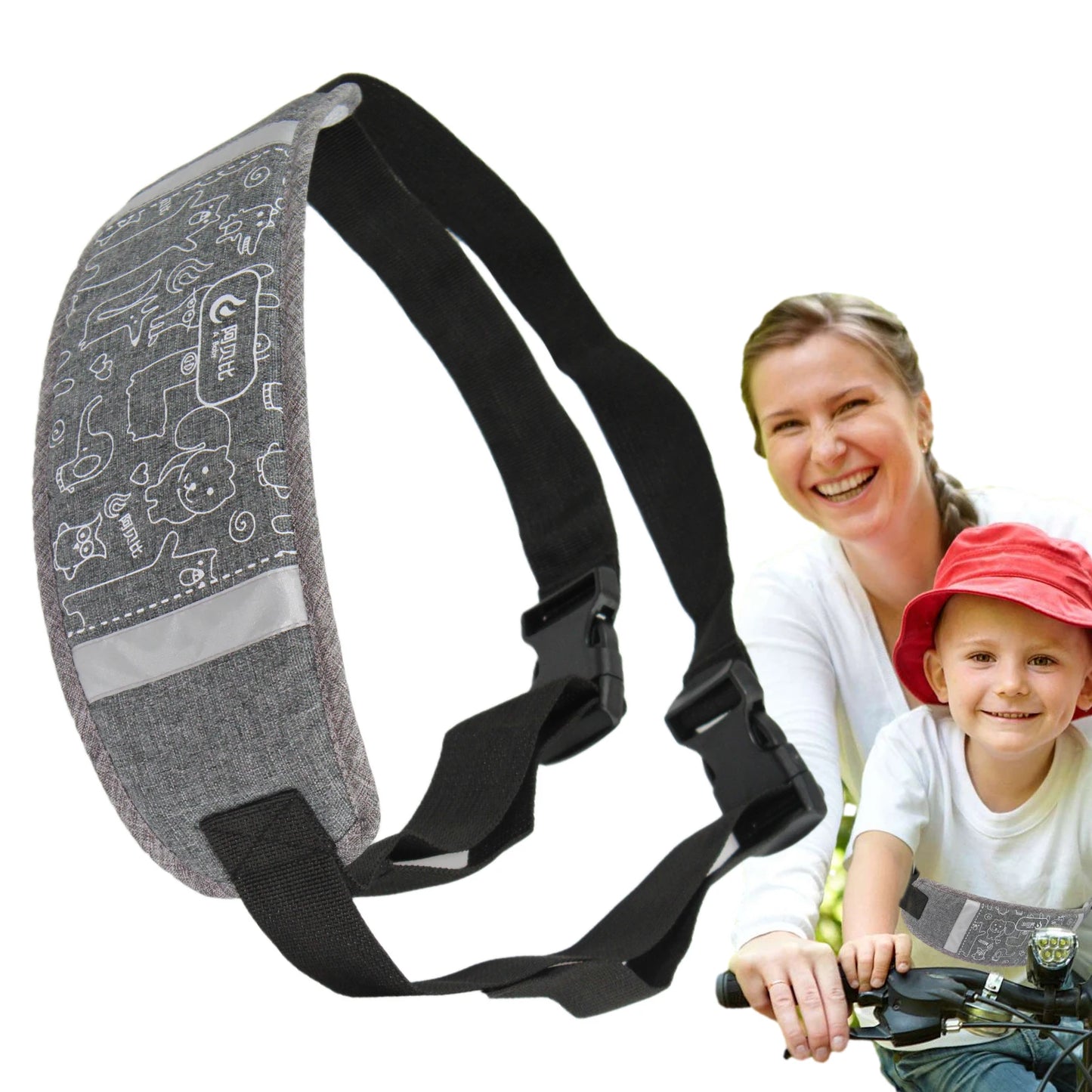 Motorcycle Harness Kids Passenger Seat Belt Electric Vehicles