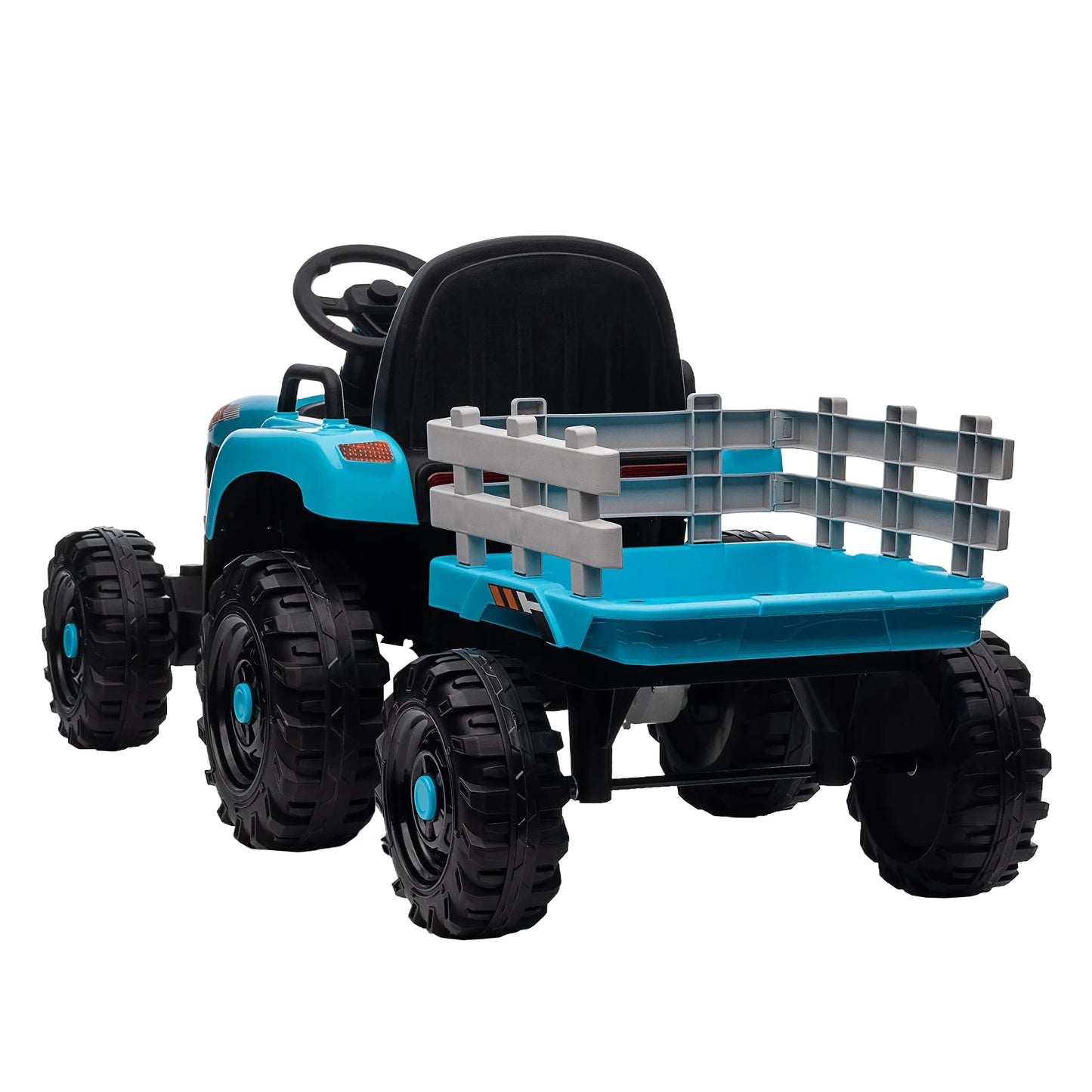 Kids Ride-On Electric Tractor with Trailer