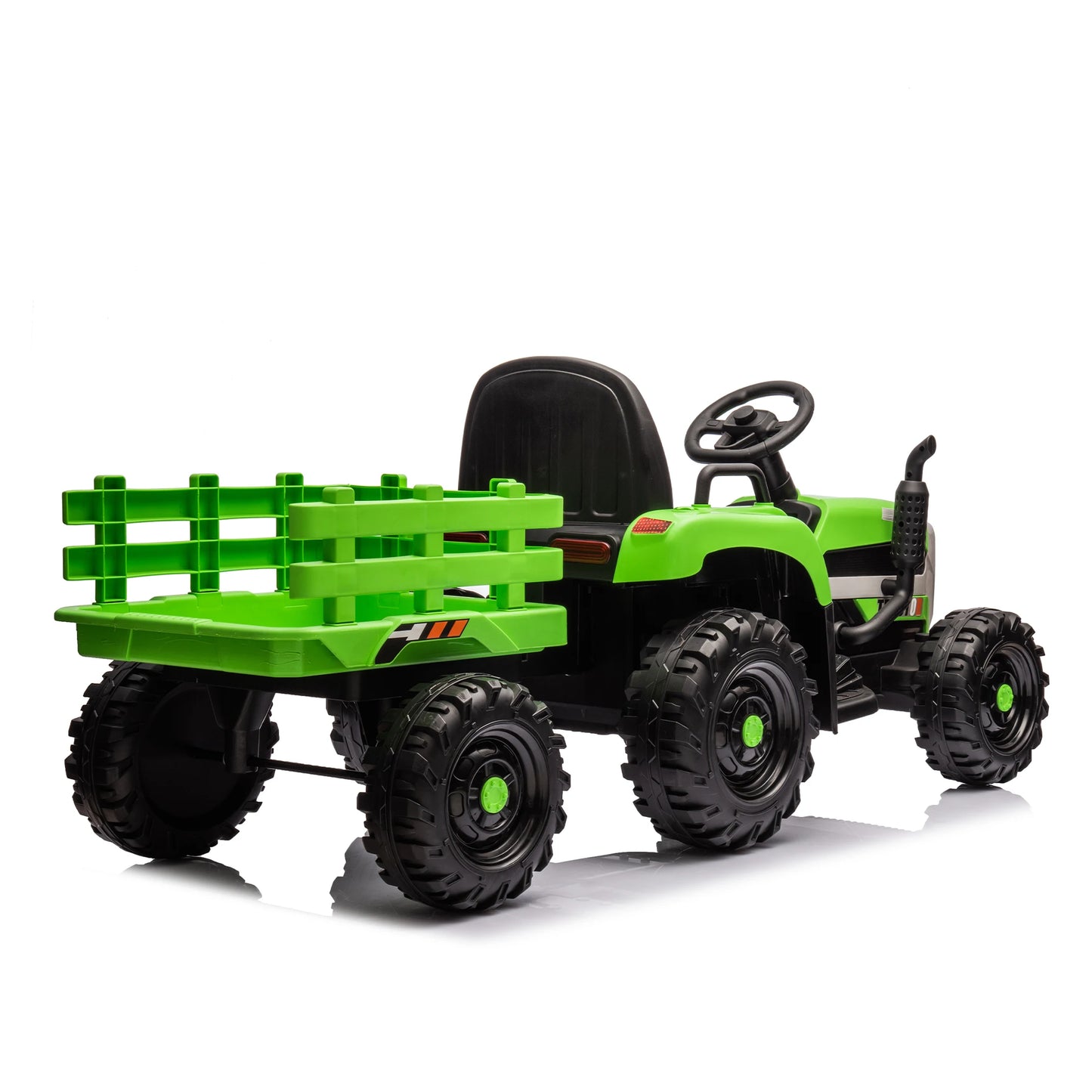 Kids Ride-On Electric Tractor with Trailer