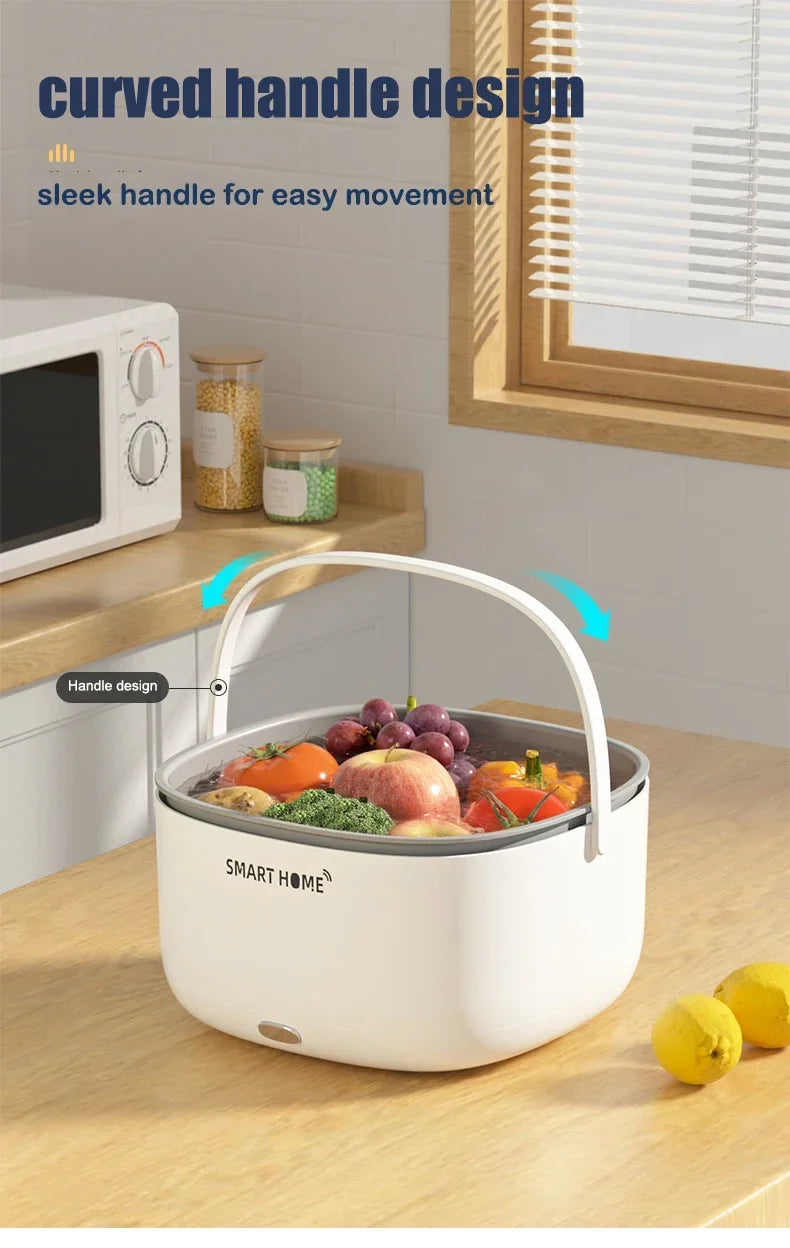 Large Capacity Vegetable & Fruit Ultrasonic Washing Machine