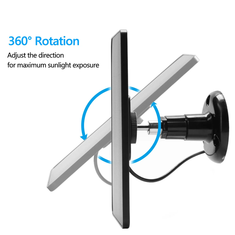 Solar Cells Charger for Security Camera