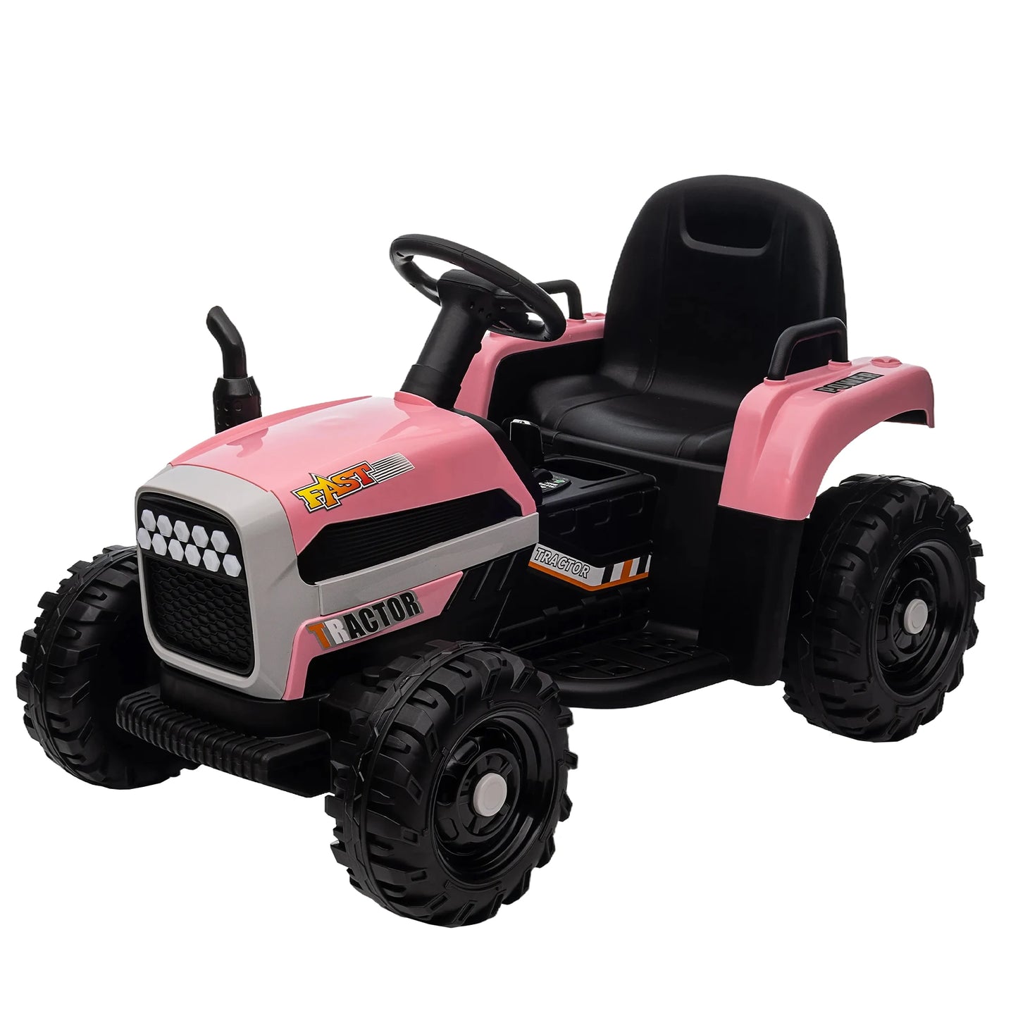 Kids Ride-On Electric Tractor with Trailer