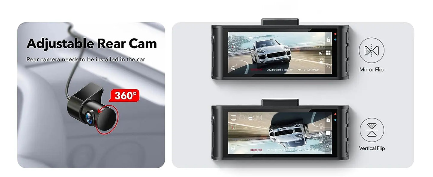 Dual Camera/Recorder/Touch Screen/GPS