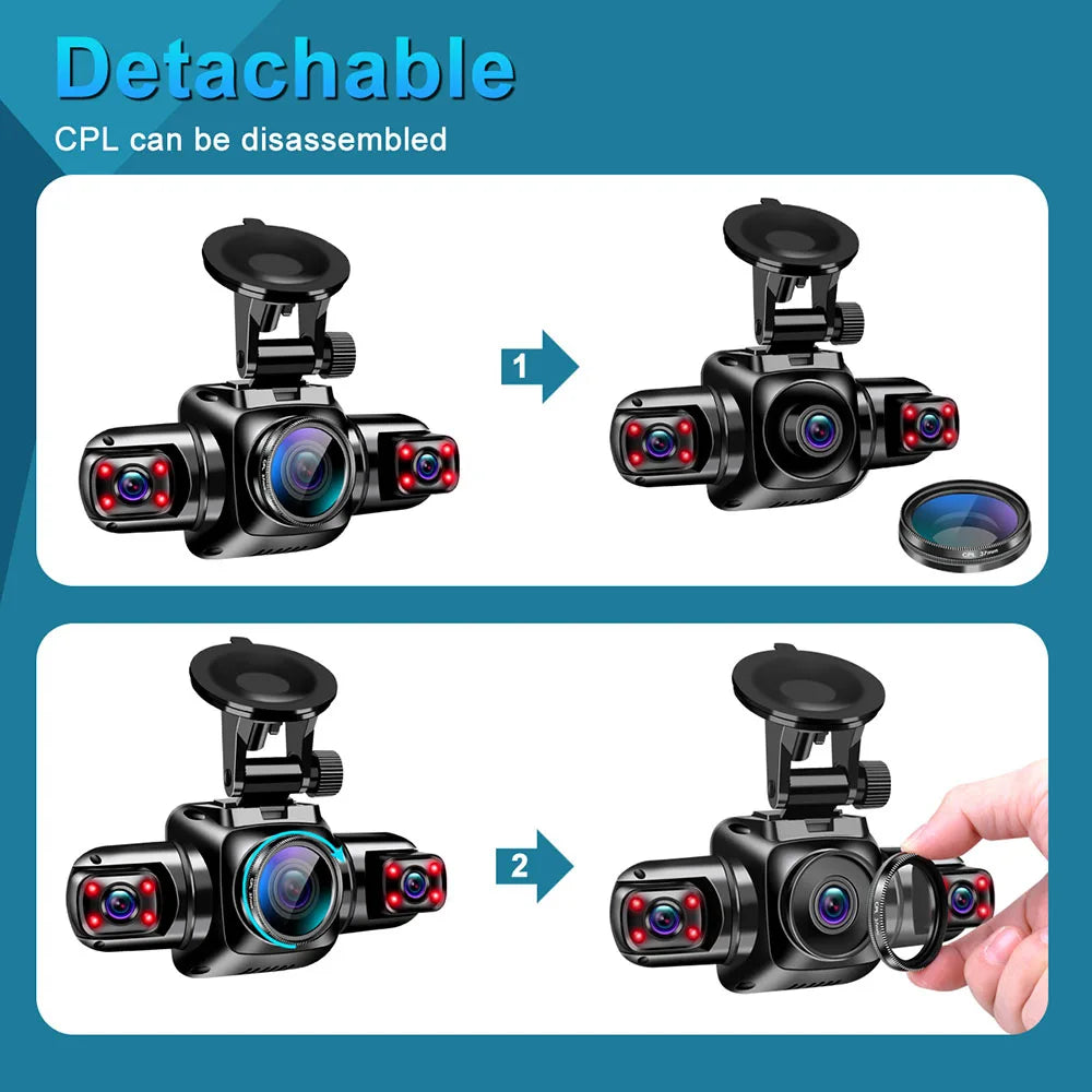 4 Channel 1080P Car DVR