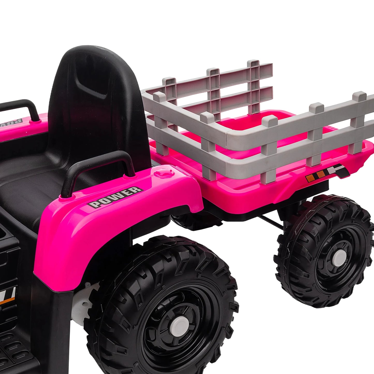 Kids Ride-On Electric Tractor with Trailer