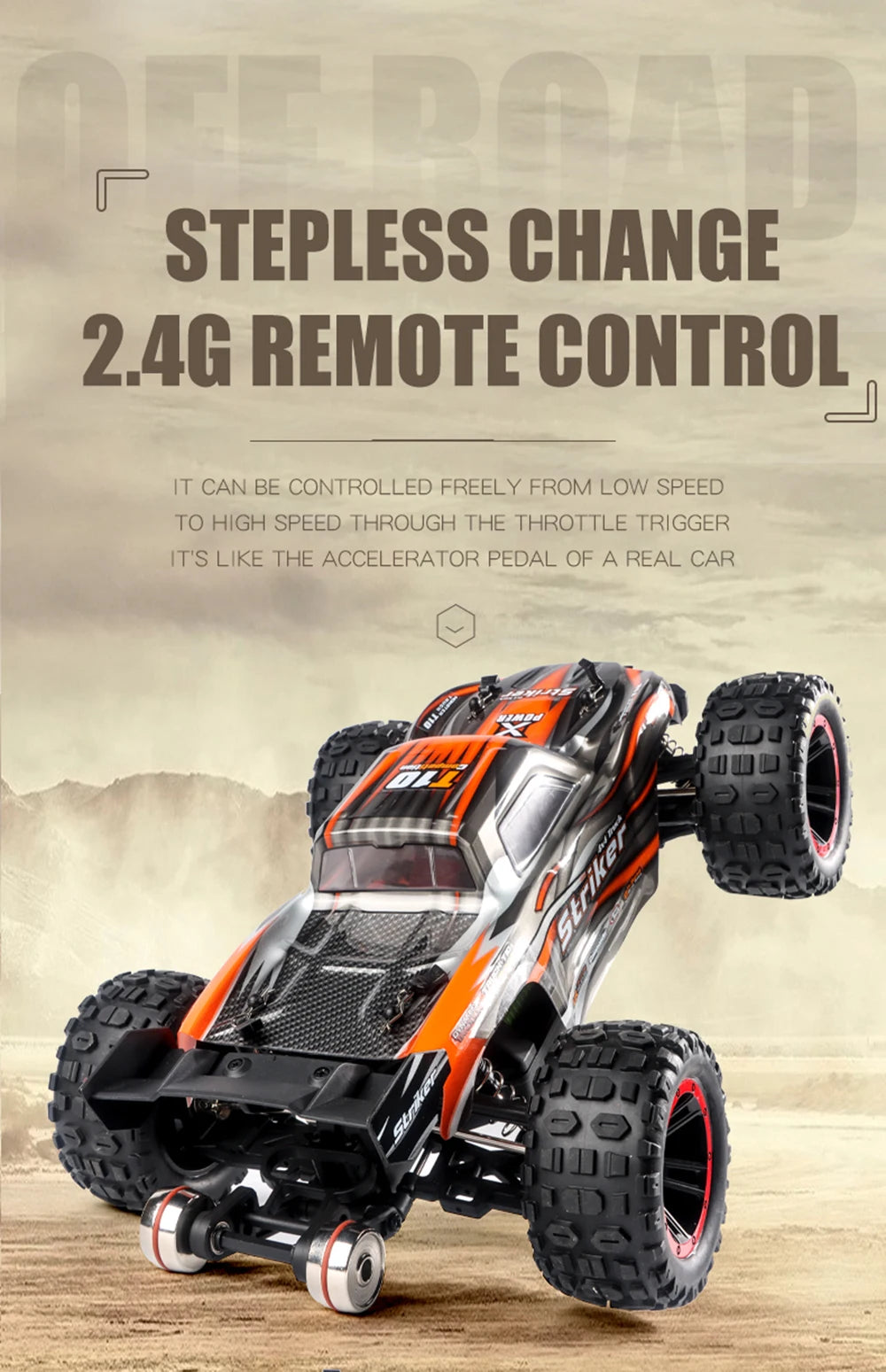 RC High-Speed Drift Monster Truck  HAIBOXING T10 2105A