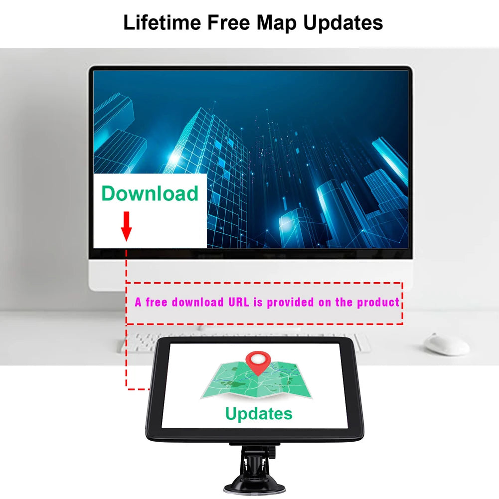 GPS Navigation 5/7 Inch Touch Screen