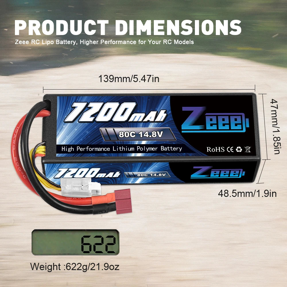 RC Model Hobby Parts  Zeee Lipo Battery