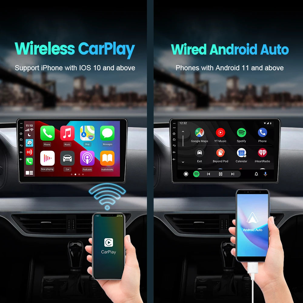 USB Wireless CarPlay Dongle Wired Android Auto 