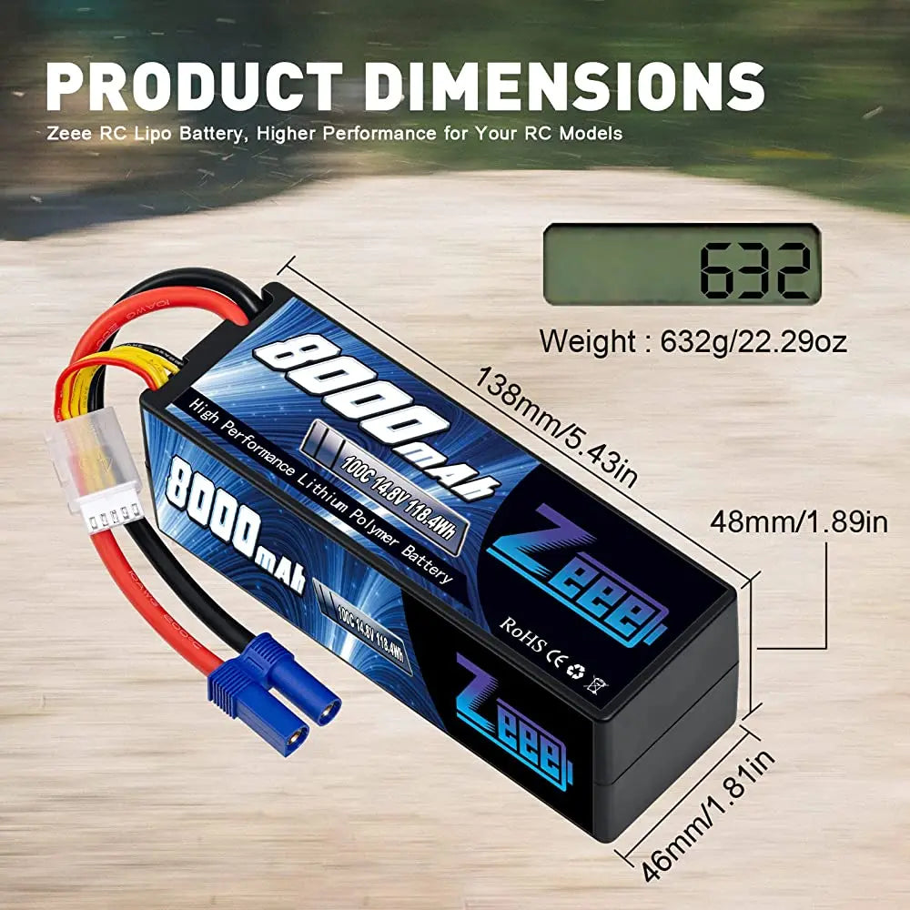 RC Model Hobby Parts  Zeee Lipo Battery