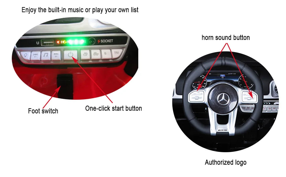 Electric Car  Kids 12V Remote Control