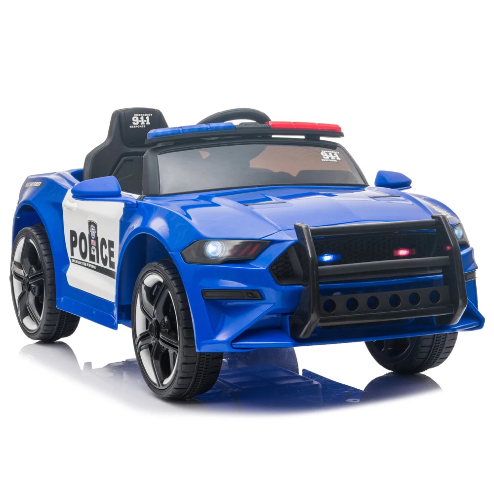 Electric Police Car Kids 12V Remote Control