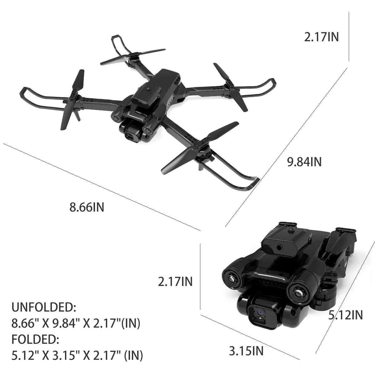 Remote Controller Foldable Drone