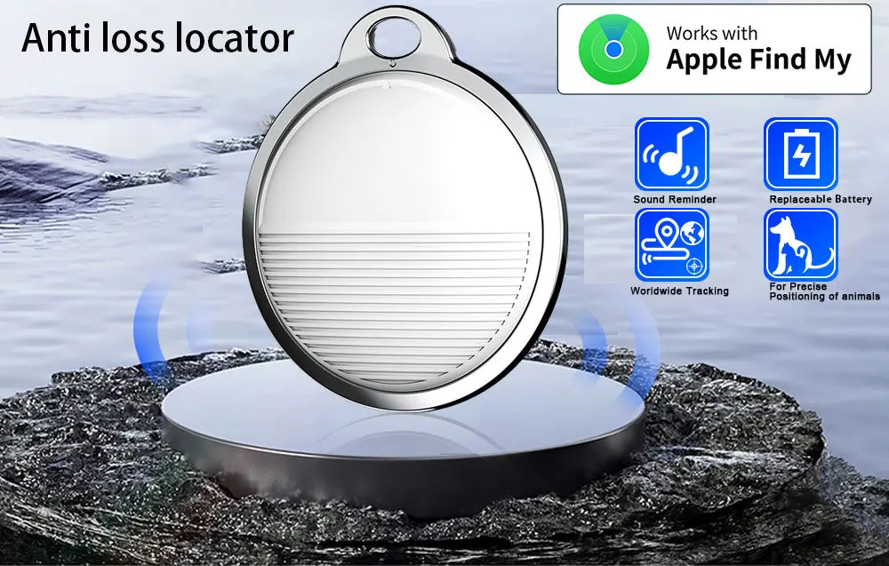 GPS Tracker Works w/Apple Find My APP