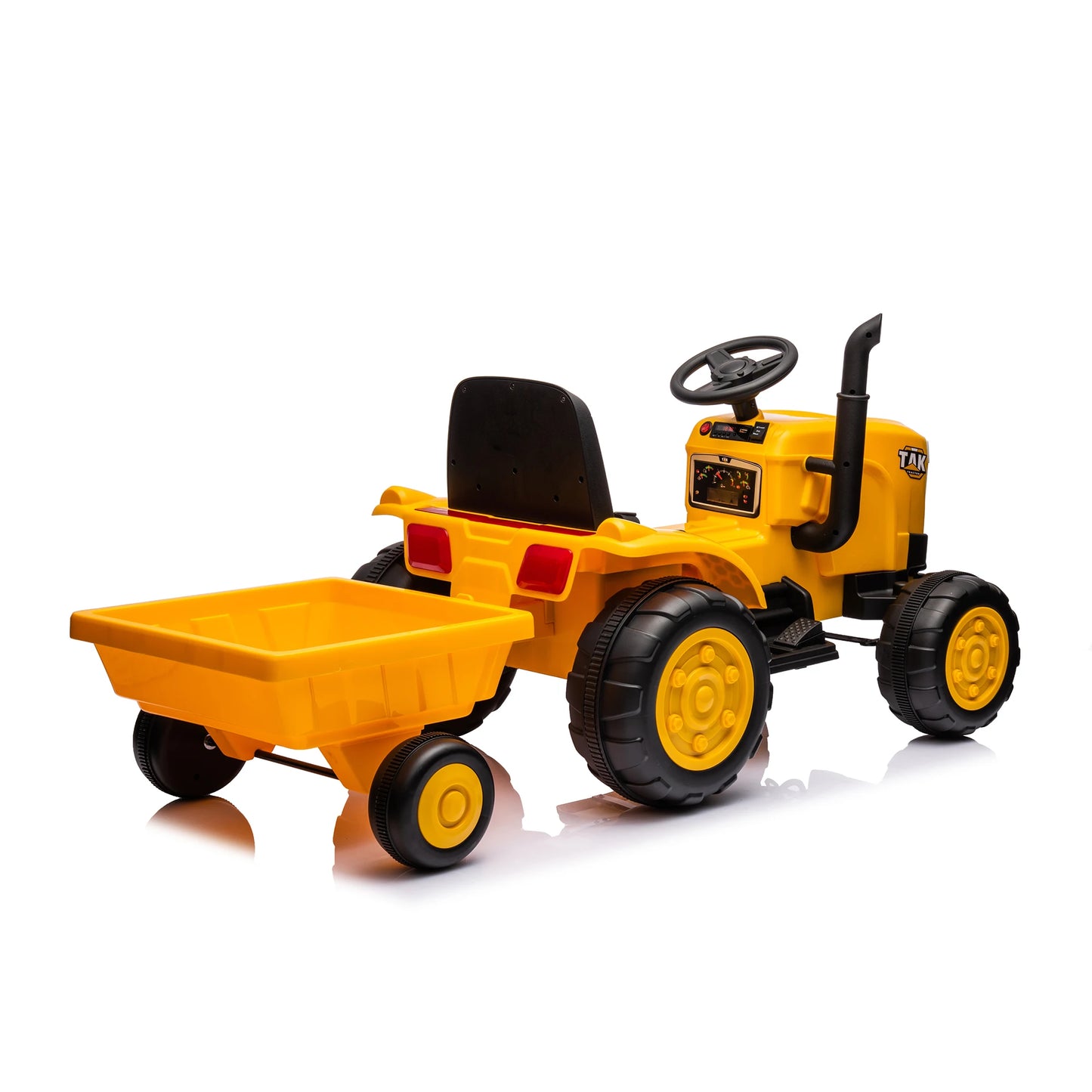 Kids Ride-On Electric Tractor w/Detachable Trailer