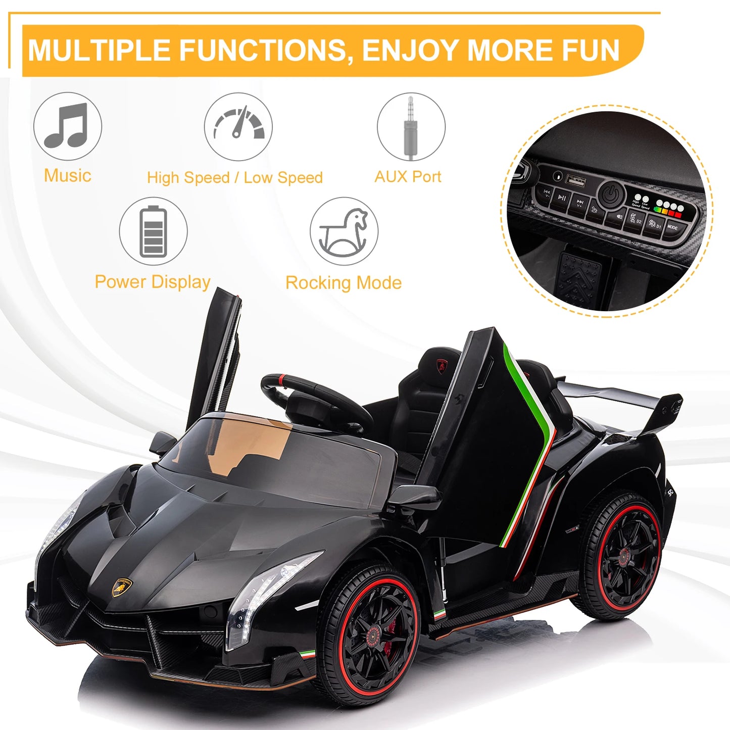 Electric Car with Remote Control  Kids 12V