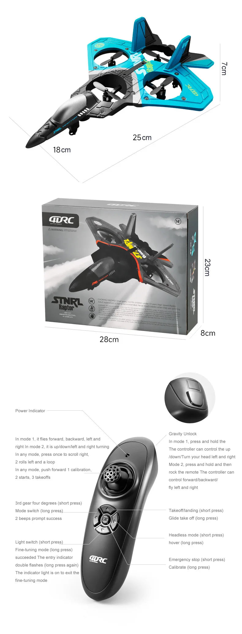 Remote Control Airplane Drone