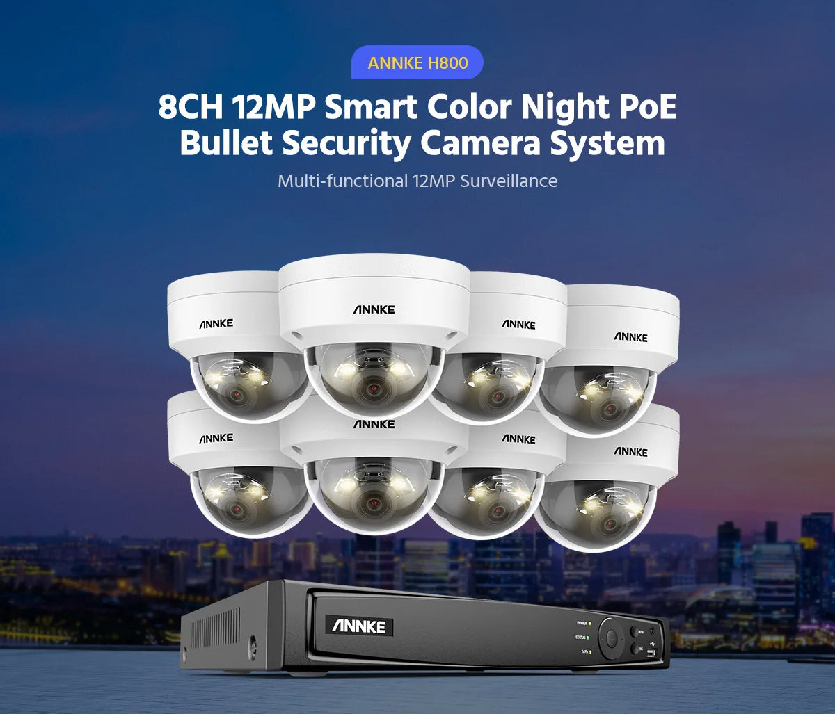 8CH Security Camera Surveillance Kit