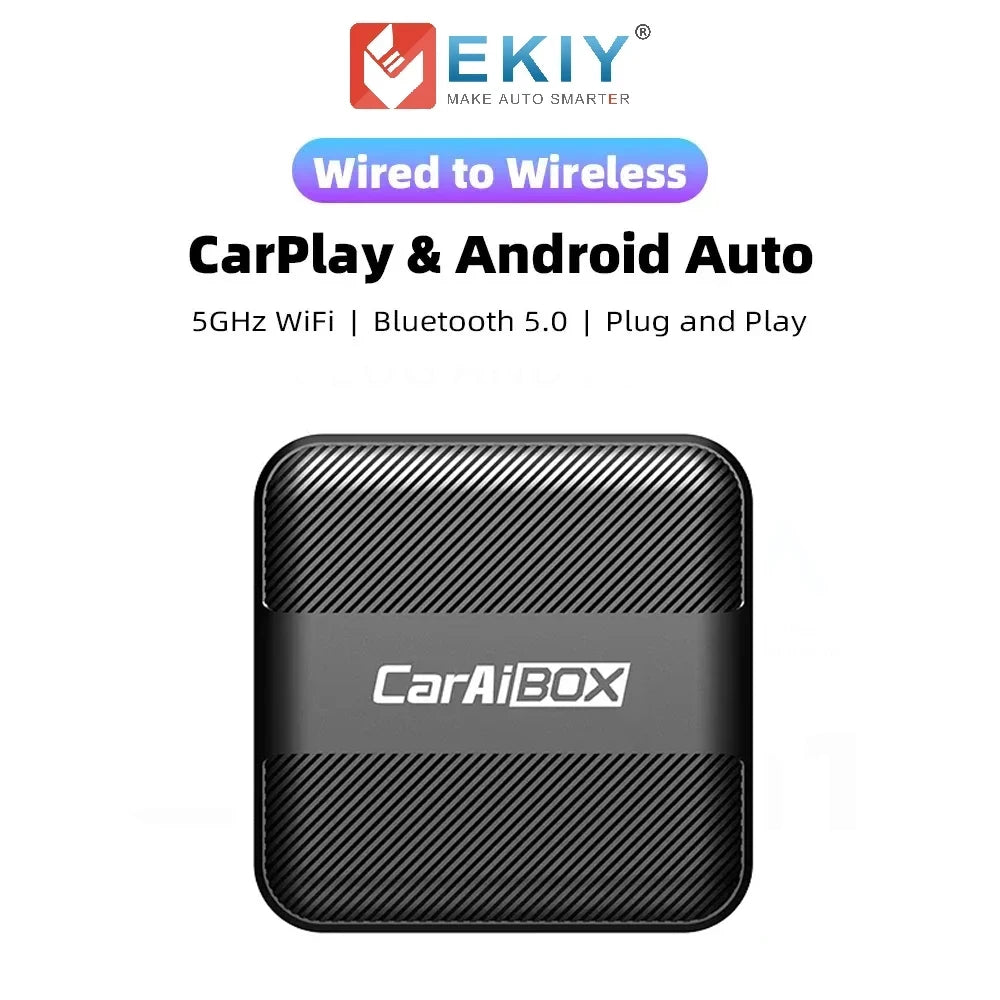 2-in-1 Wireless CarPlay Dongle Android Auto Adapter