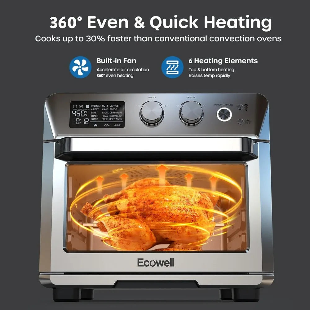 15-in-1 Air Fryer Toaster Oven Combo