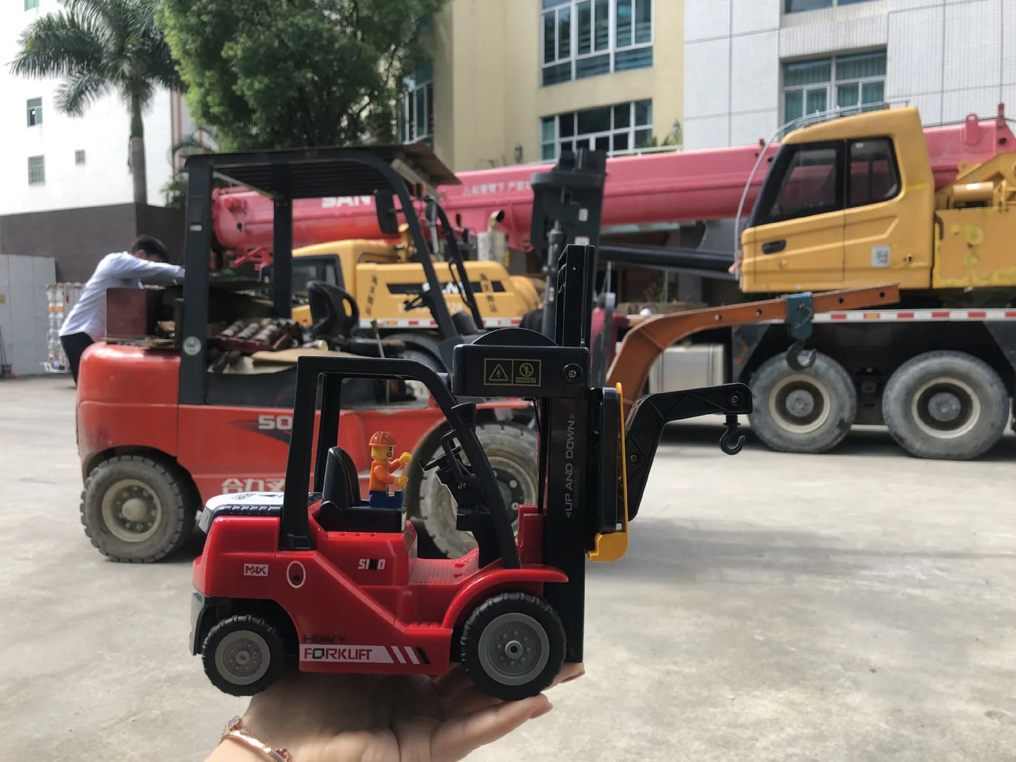 RC Forklift/Crane  2in1 Combination Truck Alloy