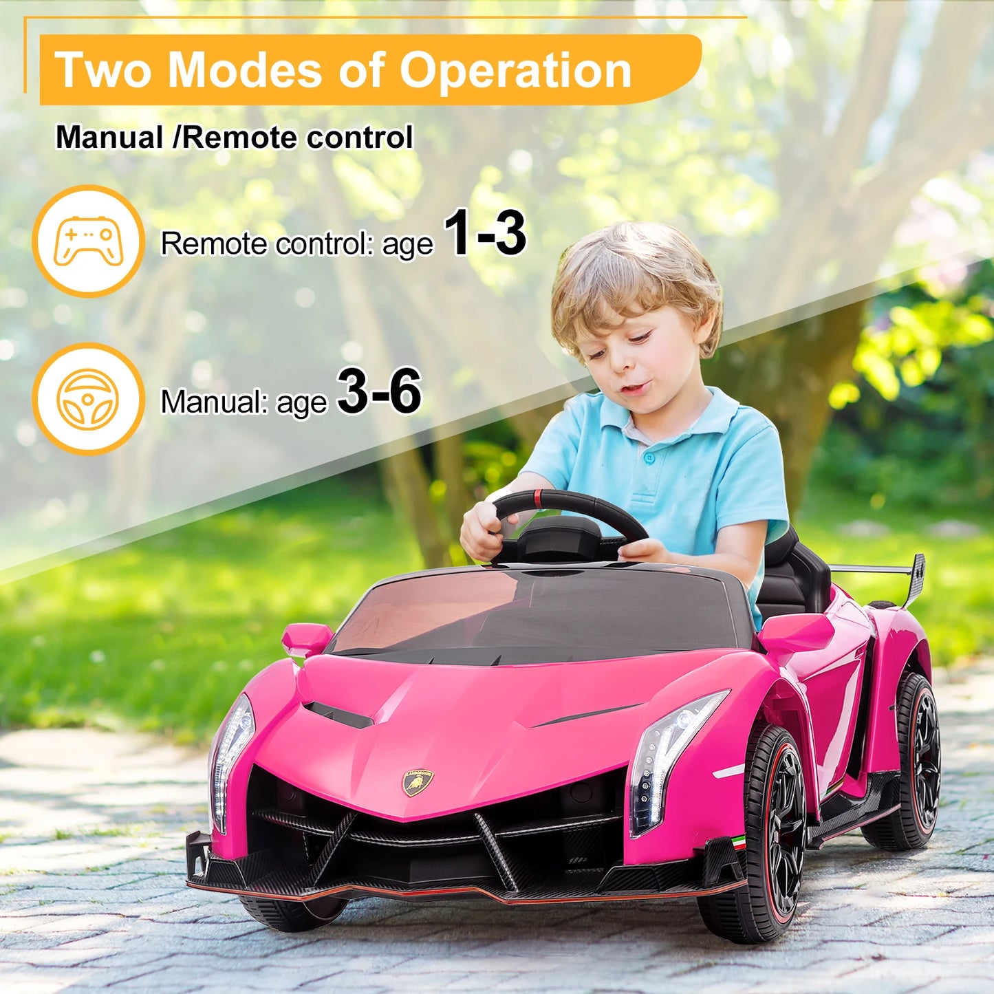 Electric Sports Car Kids 12V Remote Control