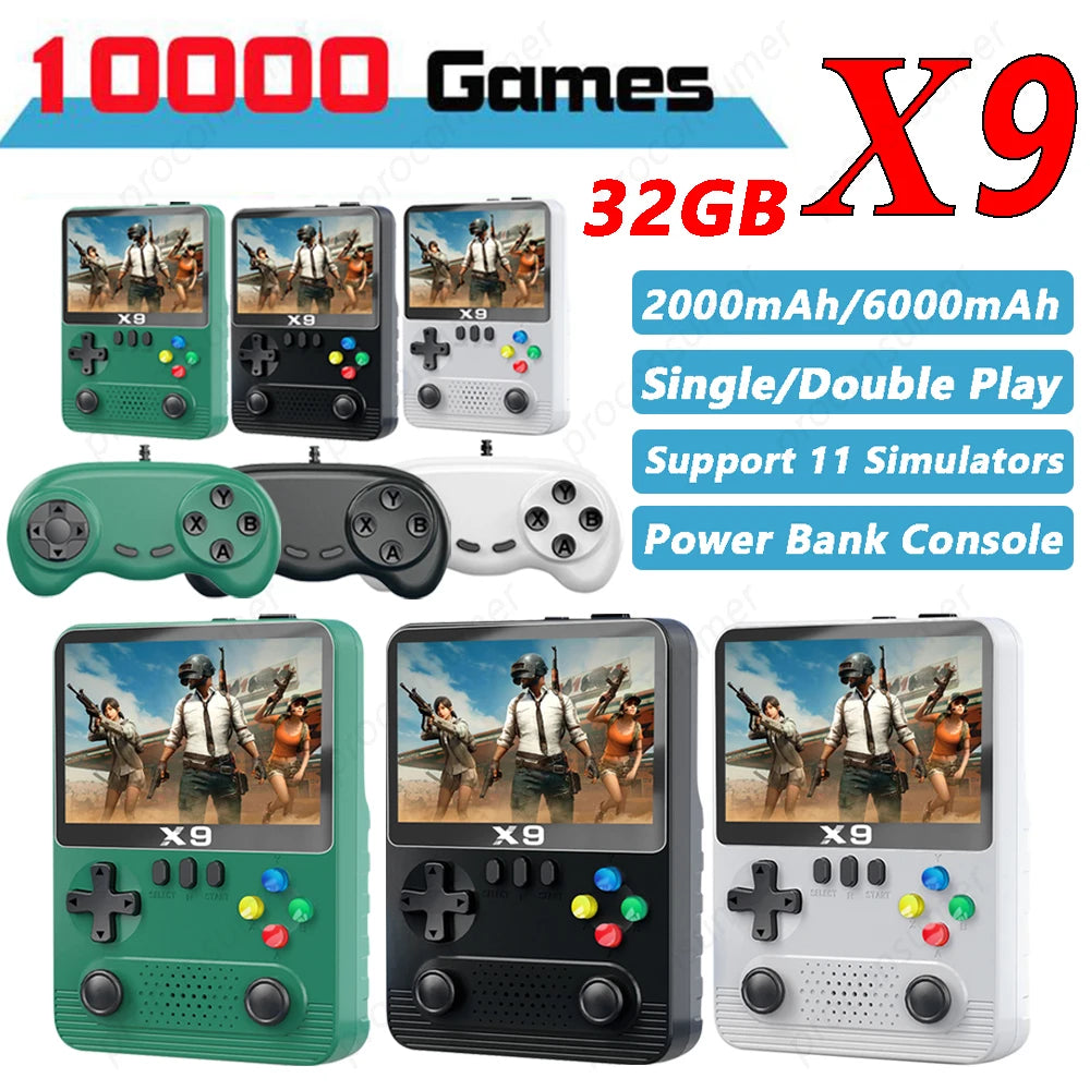 X9 Handheld Retro Game Console