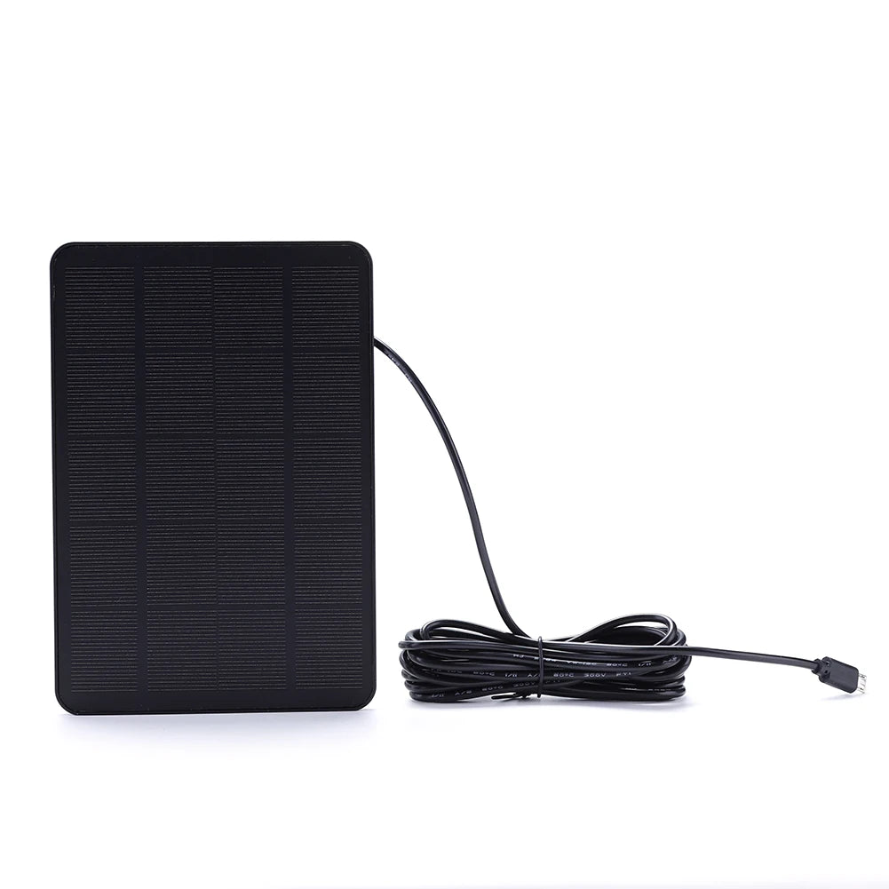 Solar Cells Charger for Security Camera