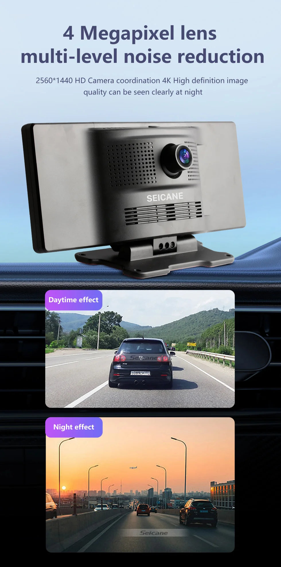 10.26 inch Dash Cam Rearview Camera