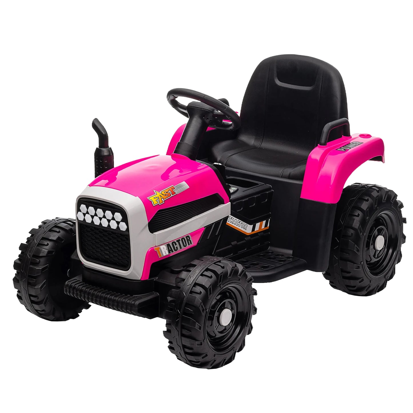 Kids Ride-On Electric Tractor with Trailer