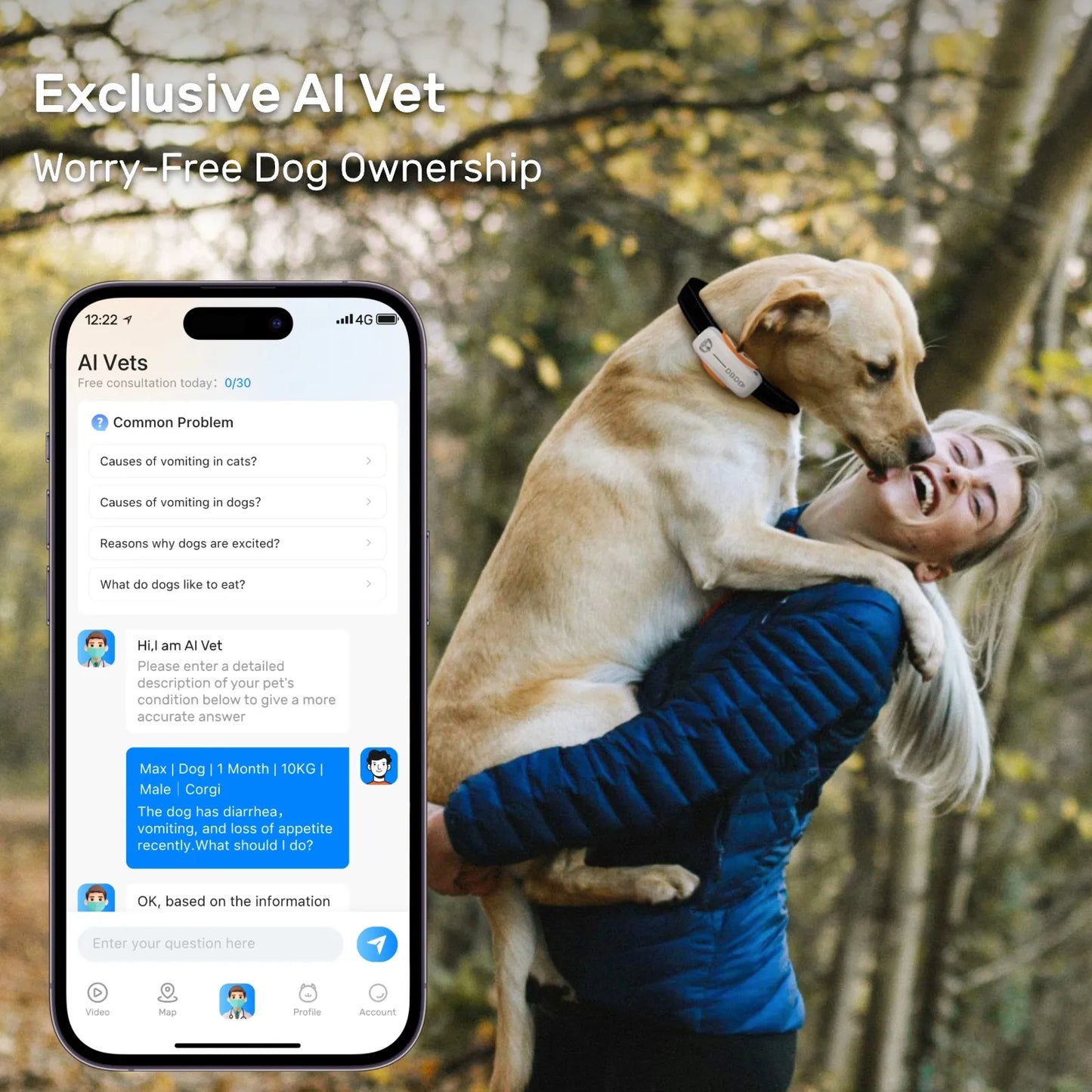 Dog GPS Tracker - Android iOS Universal