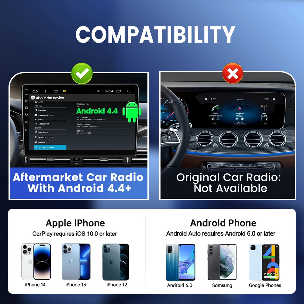 USB Wireless CarPlay Dongle Wired Android Auto 