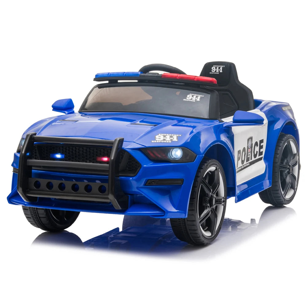 Electric Police Car Kids 12V Remote Control