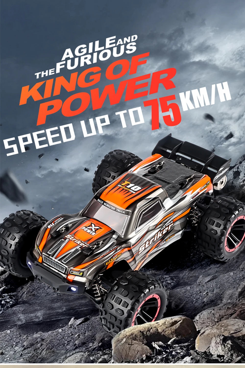 RC High-Speed Drift Monster Truck  HAIBOXING T10 2105A