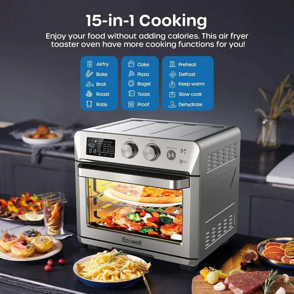 15-in-1 Air Fryer Toaster Oven Combo