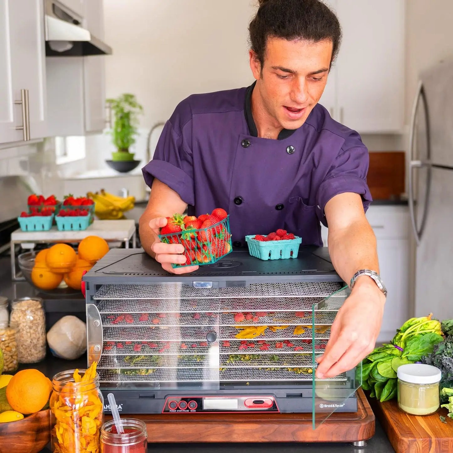 Folding Food Dehydrator (Non-Stick Polypropylene Shelves)