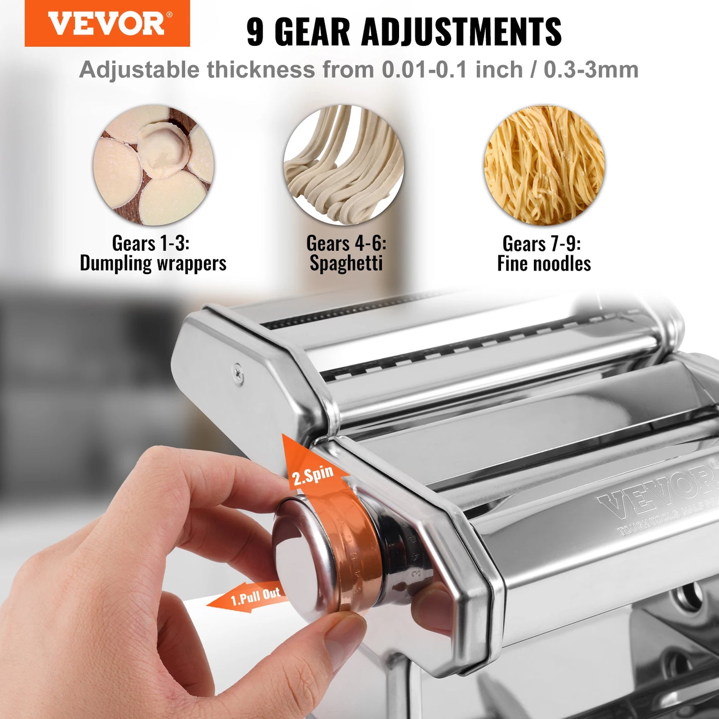 Electric Fresh Pasta Maker Machine Home Appliance