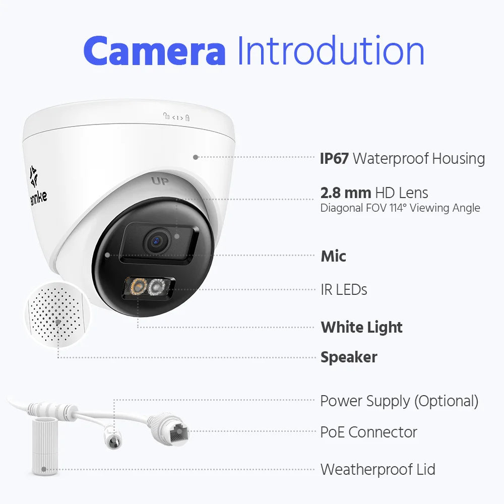 5MP Home Surveillance Cameras System