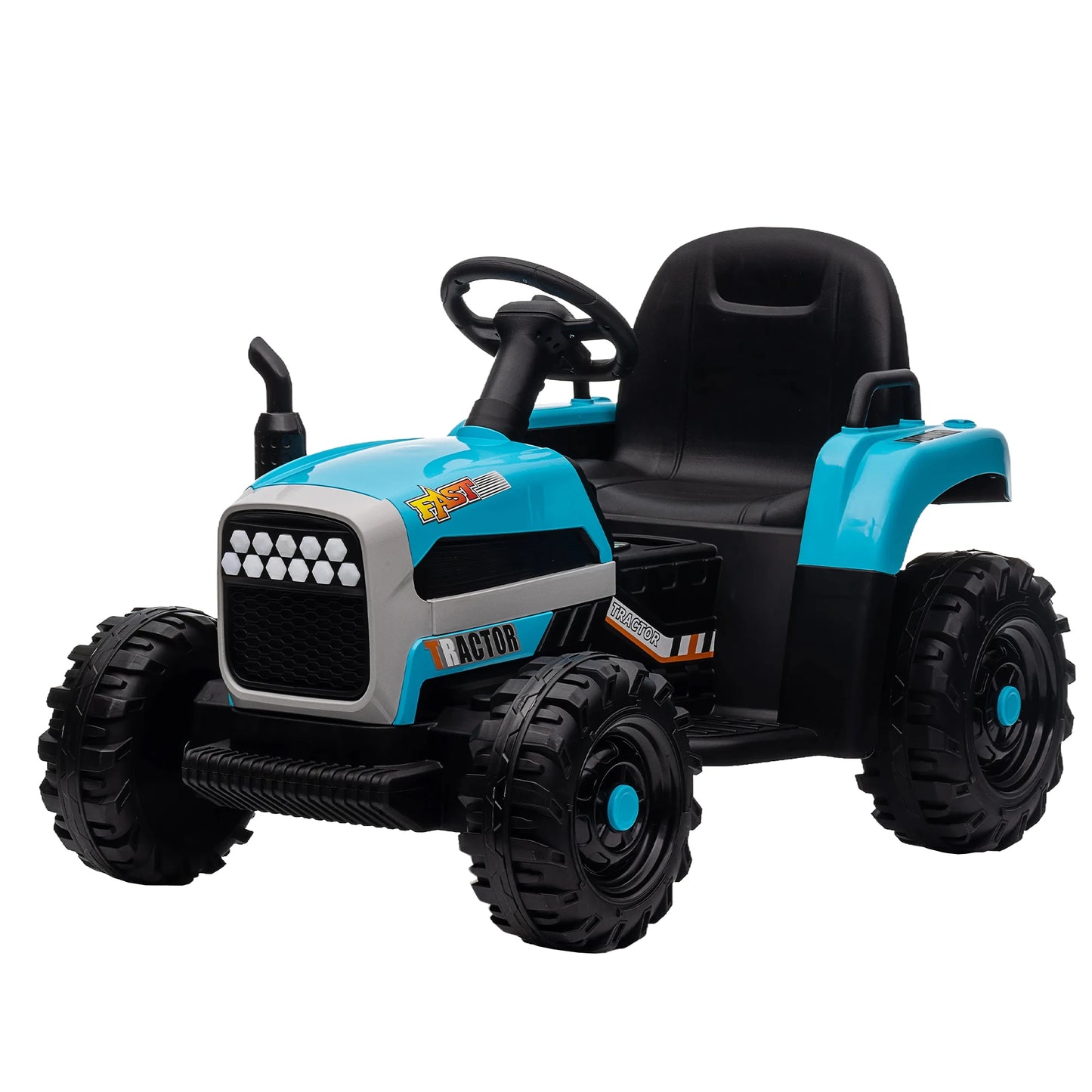 Kids Ride-On Electric Tractor with Trailer