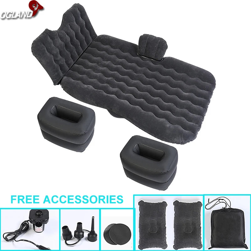 Inflatable Car Travel Bed Mattress for Back Seat 