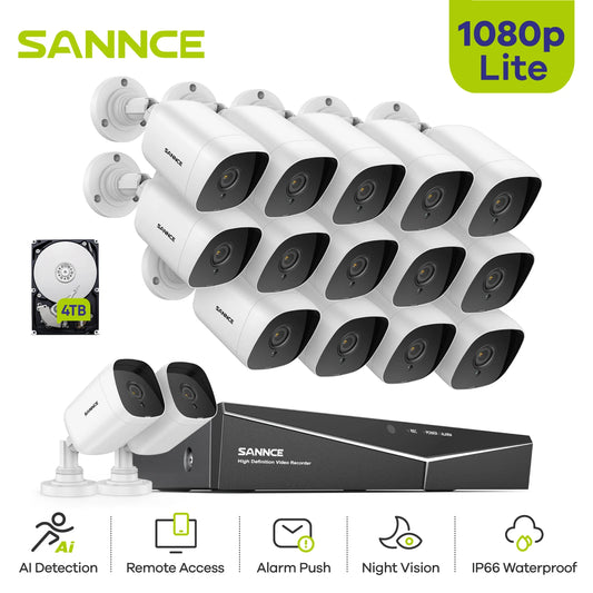 1080P 16CH Security Protection System