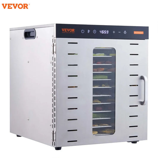 10 Trays Food Dehydrator Stainless Steel Machine