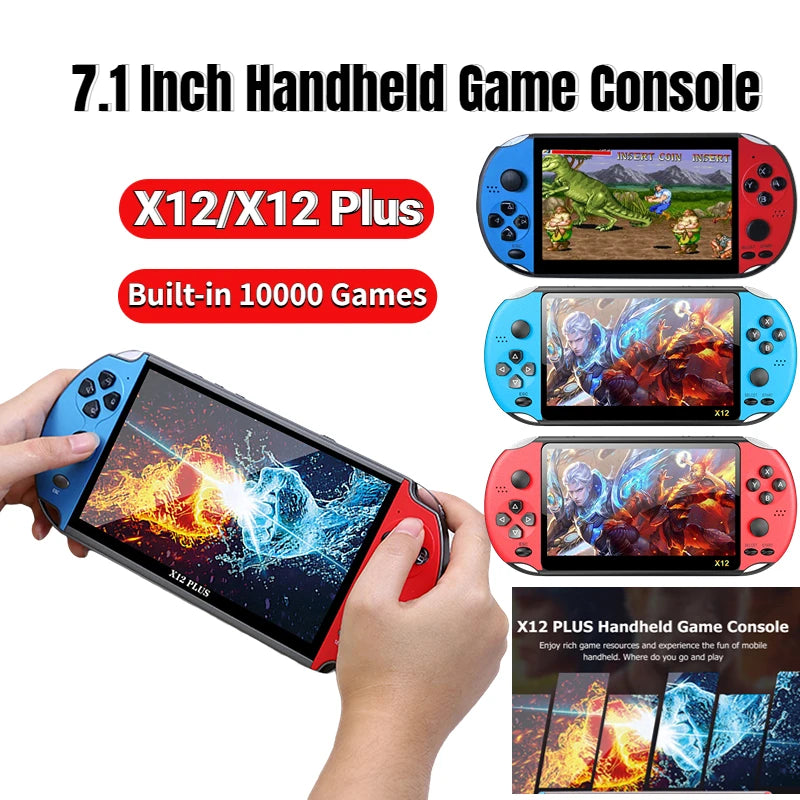 X6 Retro Handheld Video Game Console 