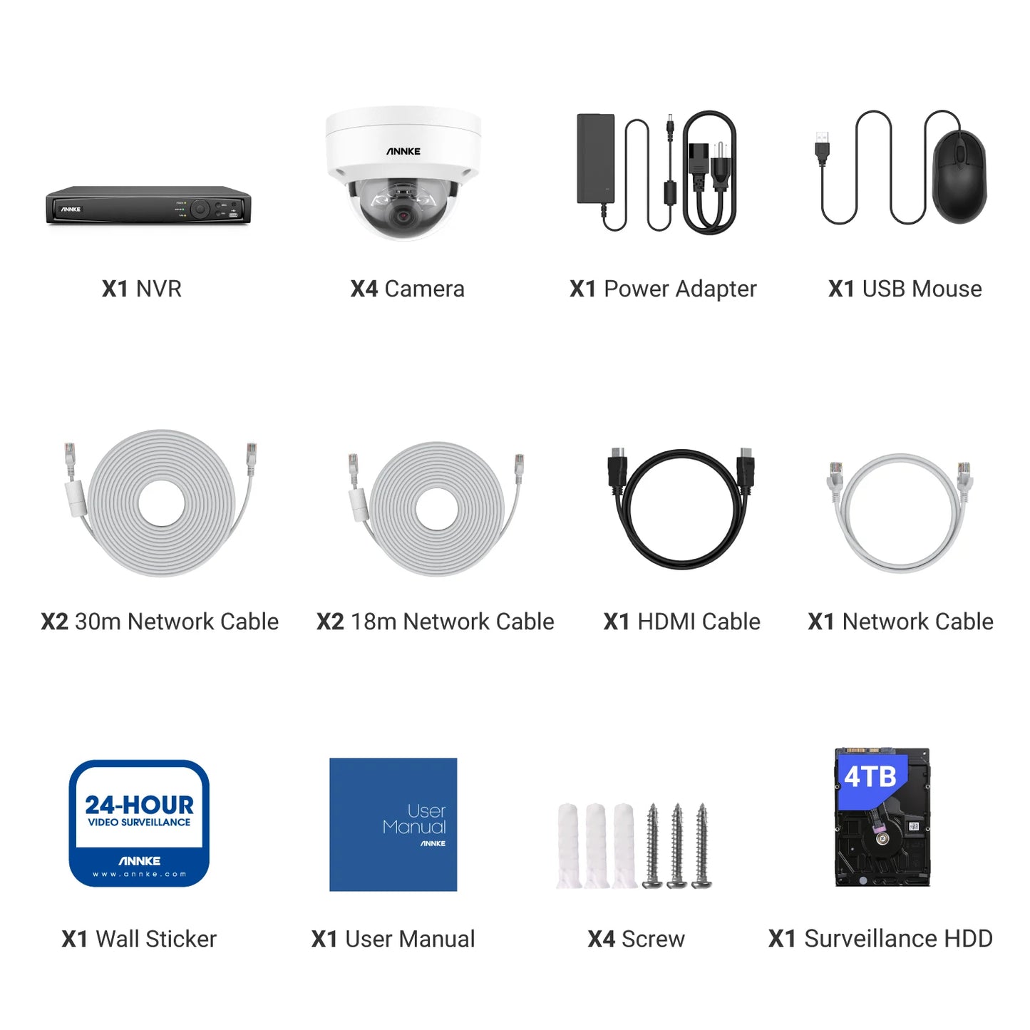 8CH Security Camera Surveillance Kit